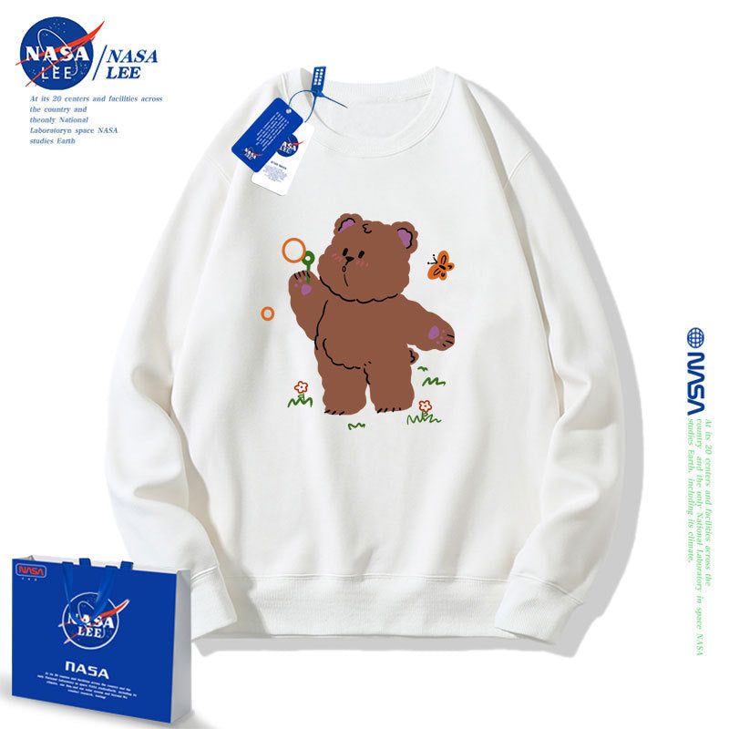 Nasa Children Hoodie Nasa Sweater Children'S Autumn Loose Round Neck