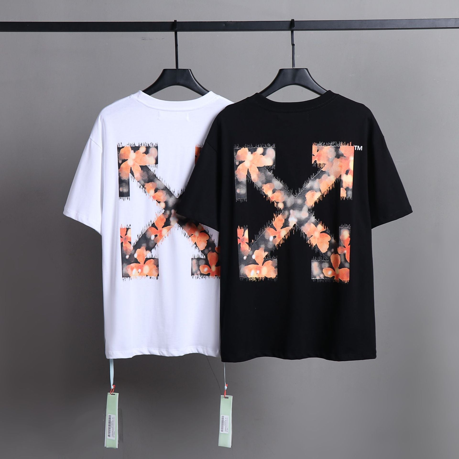 Ow T Shirts Arrow Male and Female Trendy Brand Short Sleeve