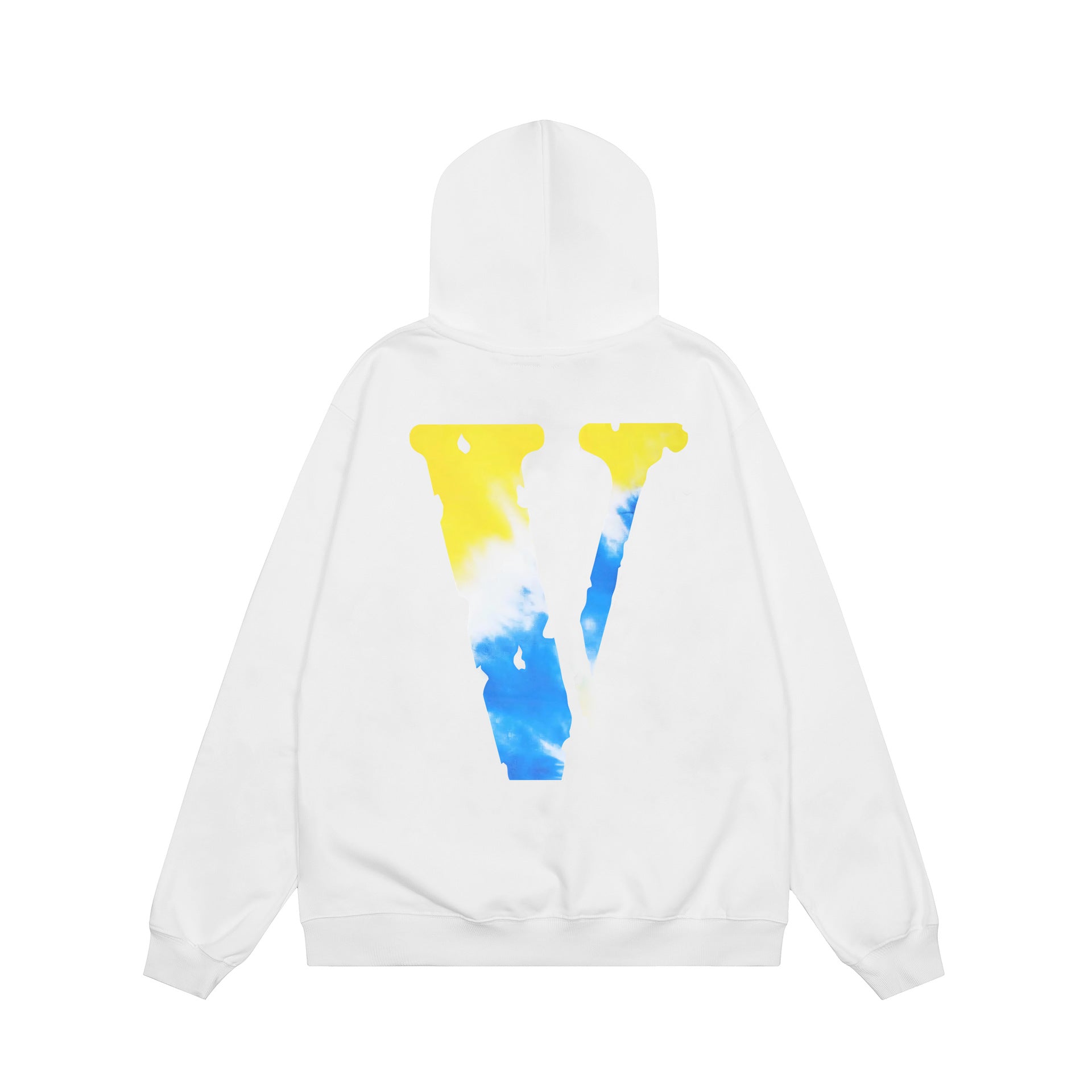 Vlone Hoodie autumn and winter gradual change big V letter