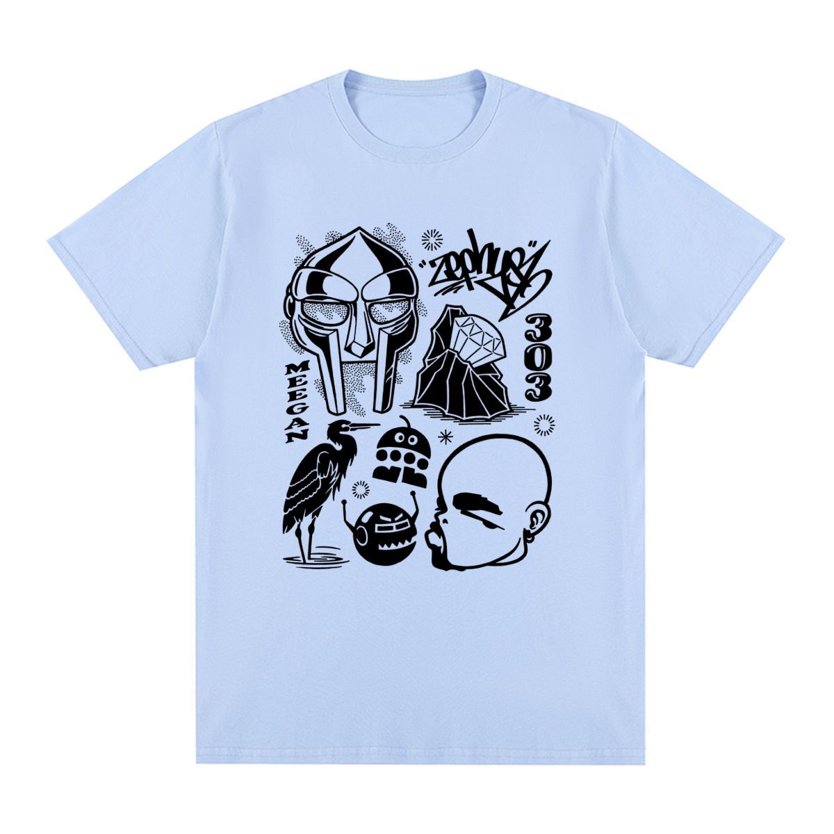 Mf Doom T Shirt Vintage T-shirt Cotton