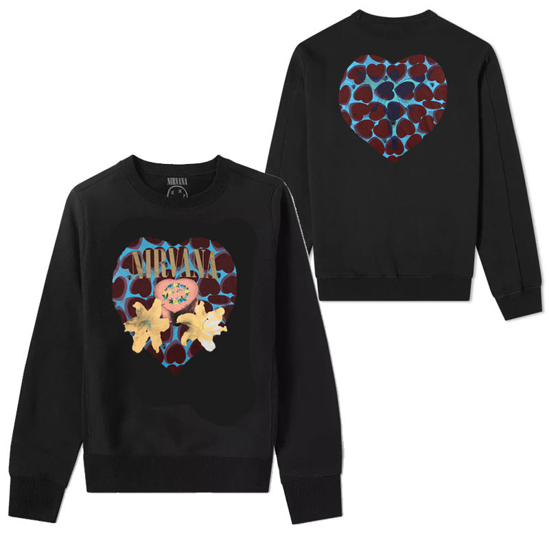 Nirvana Hoodie Rock Sweatshirt Kurt Donald Cobain Punk Loose