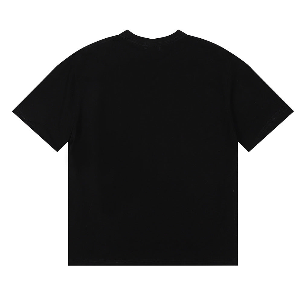 Rhude T Shirt Castle Coconut Letter Print Short Sleeve T-Shirt