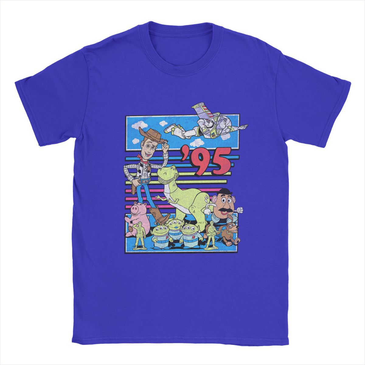 Men Toy Story Friends Since 95 T Shirts Buzz Lightyear