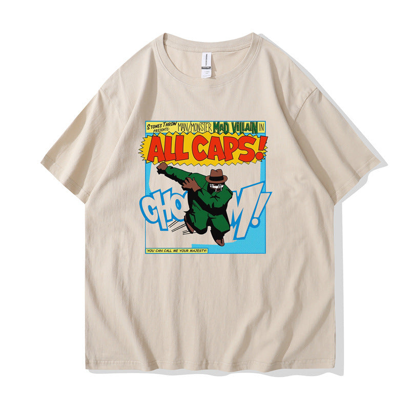 Mf Doom T Shirt Men's Fashion Pattern Personalized Printing