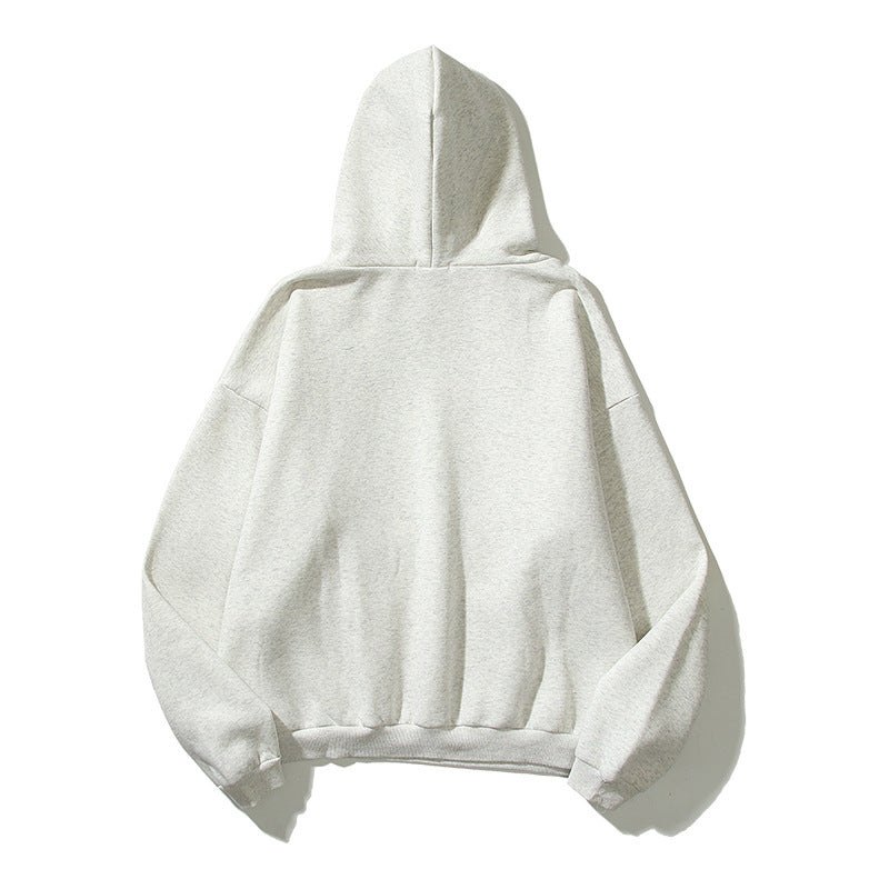 Kanye West Sunday Service Hoodie Autumn And Winter Solid Color Hooded Fleece Lined Sweater Loose