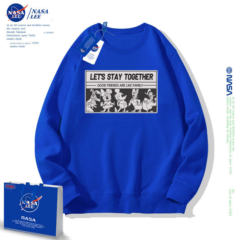 Nasa Children Hoodie Nasa Children'S Round Neck Sweater Spring And Autumn Loose