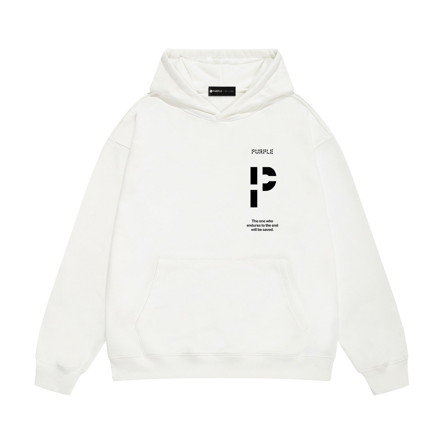 Purple Brand Hoodie Fashion Loose Hooded Sweater
