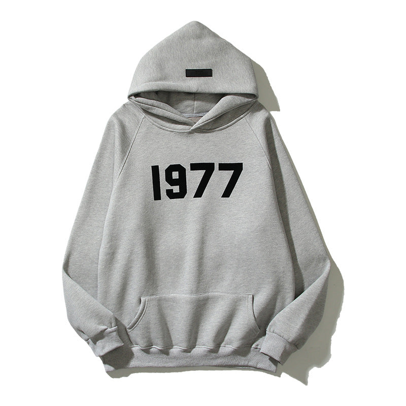 Kanye West Sunday Service Hoodie Flocked Printed Hoodie Loose