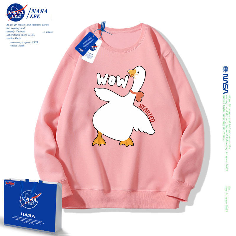 Nasa Children Hoodie Nasa Sweater Children'S Autumn Loose Round Neck