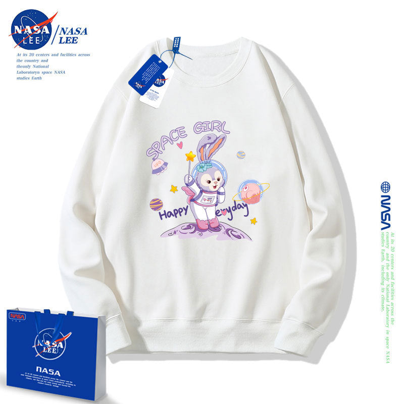 Nasa Children Hoodie Nasa Girls' Round Neck Sweater Spring And Autumn