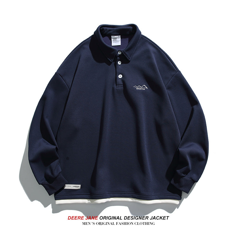 Men Pullover Hoodie Spring Sweater Male Loose All-Matching Top