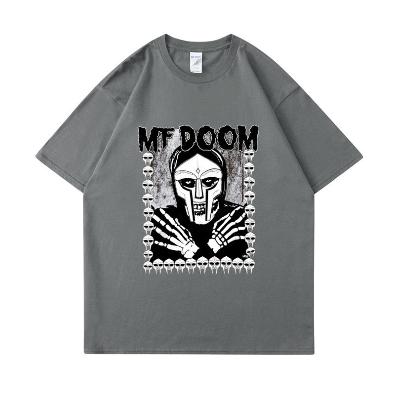 Mf Doom T Shirt Men's and Women's Crew Neck Summer Short Sleeve
