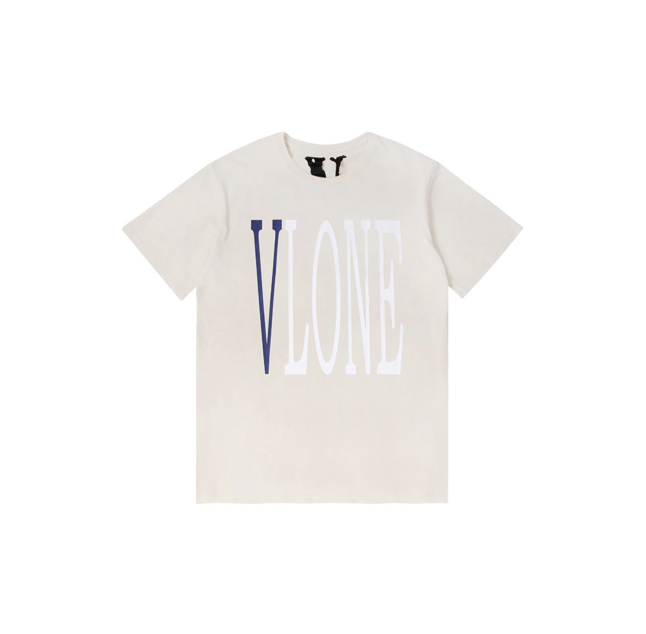 Vlone T Shirt Spring Summer Oil Painting Letter Print