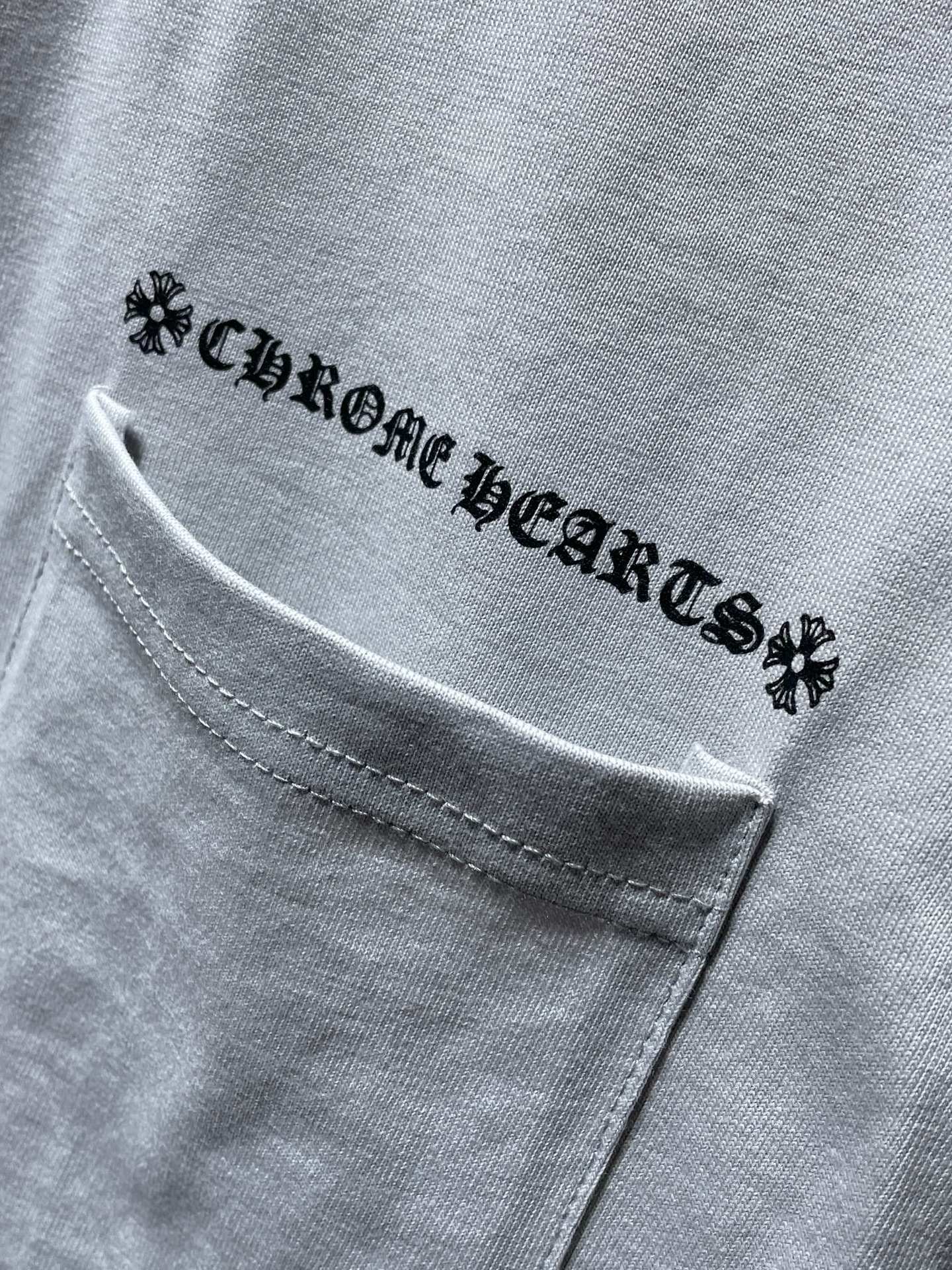 CHH Chrome Hearts T Shirts Graffiti Lip Short Sleeve T-shirt