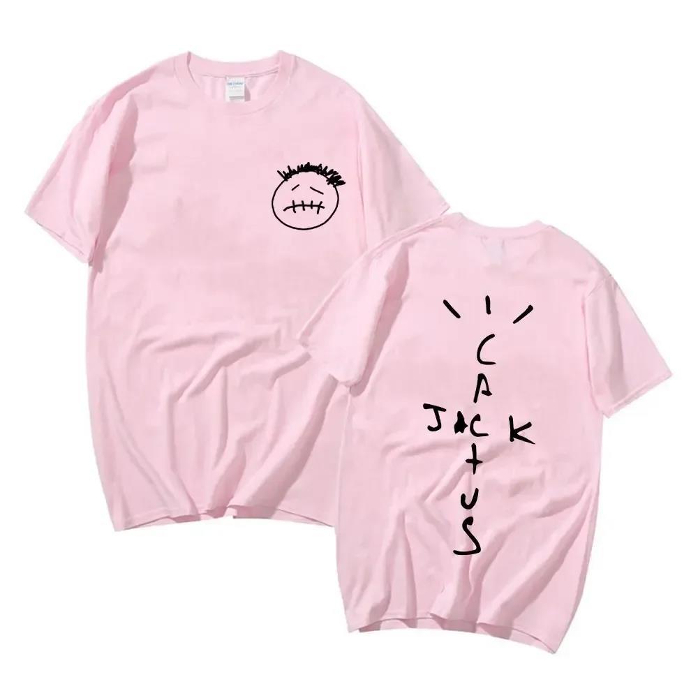 Rapper Cactus Jack Music Album T Shirts Men Women Fashion