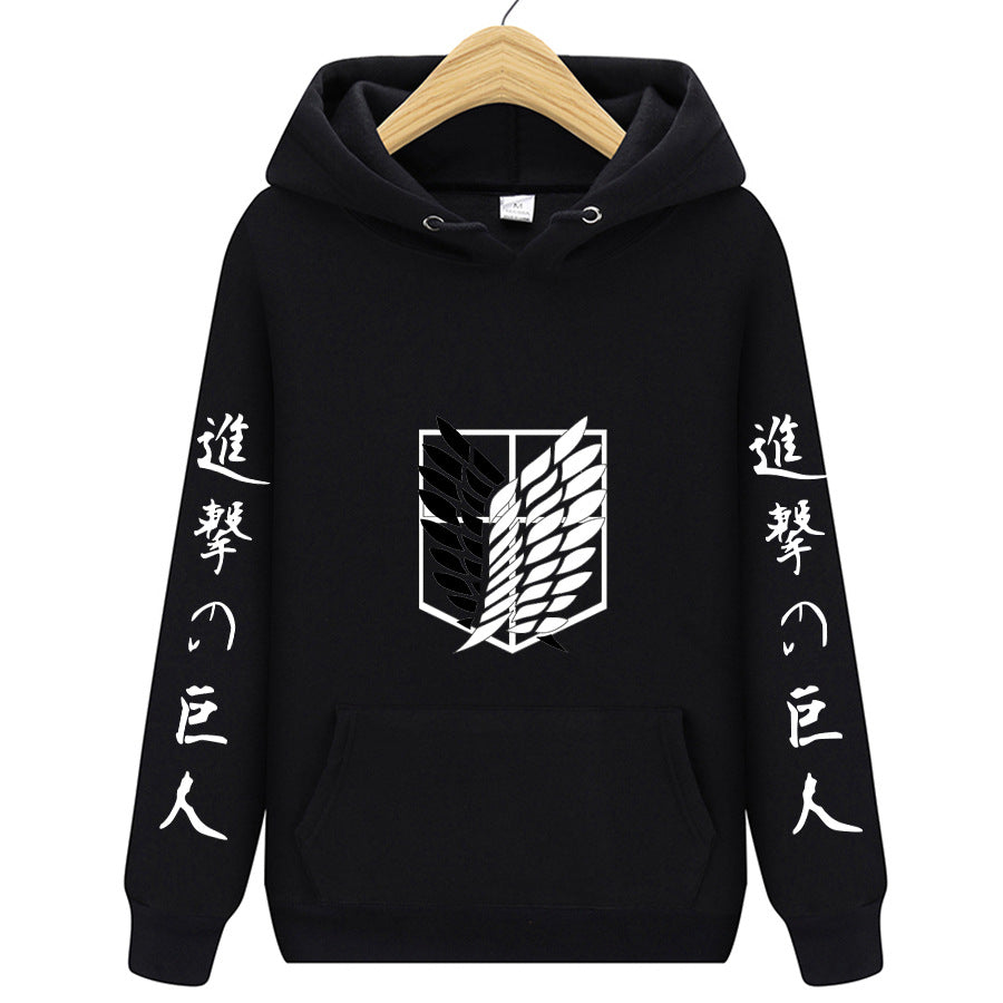 Adolesence Sweatshirt Attack Titan Hoodie Loose Fleece