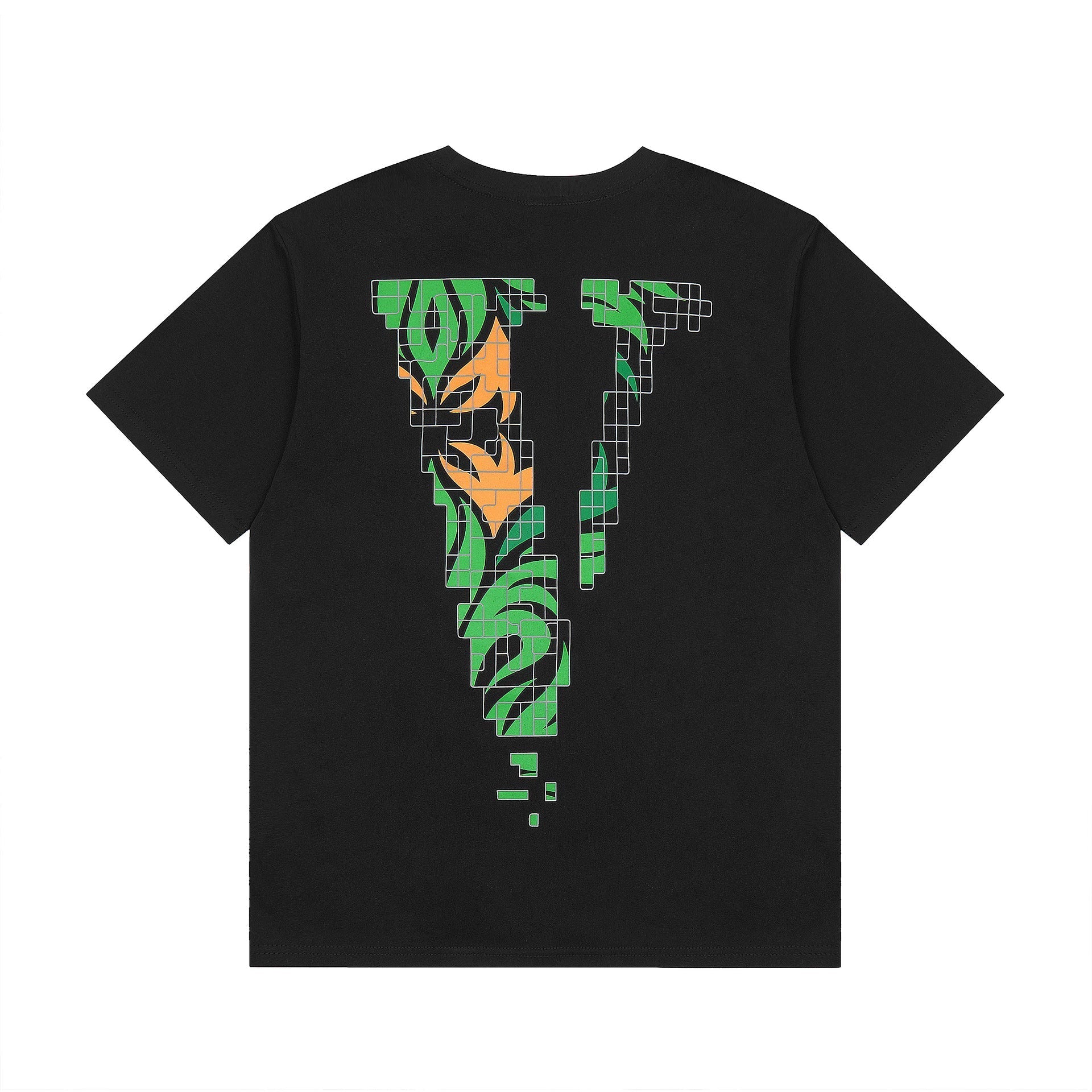 Vlone T Shirt Spring Summer Leaf Big V