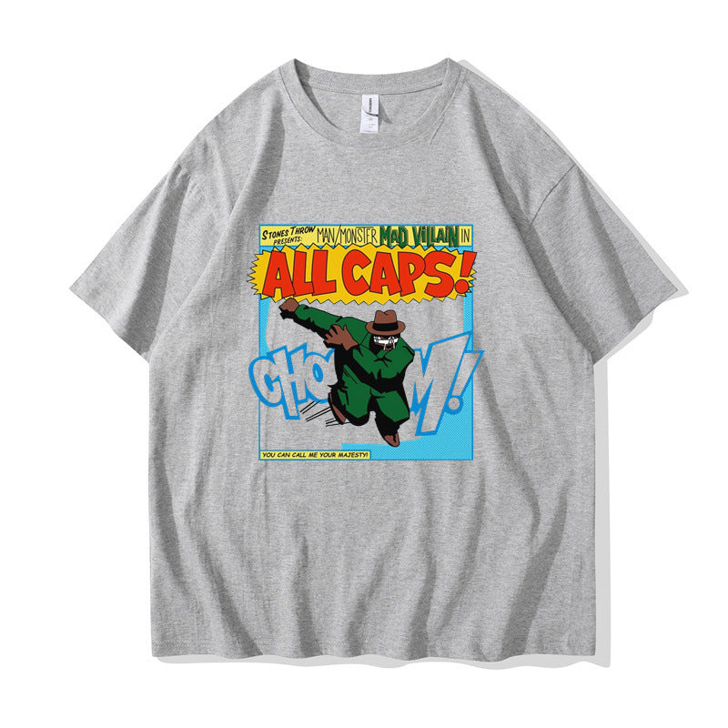 Mf Doom T Shirt Men's Fashion Pattern Personalized Printing