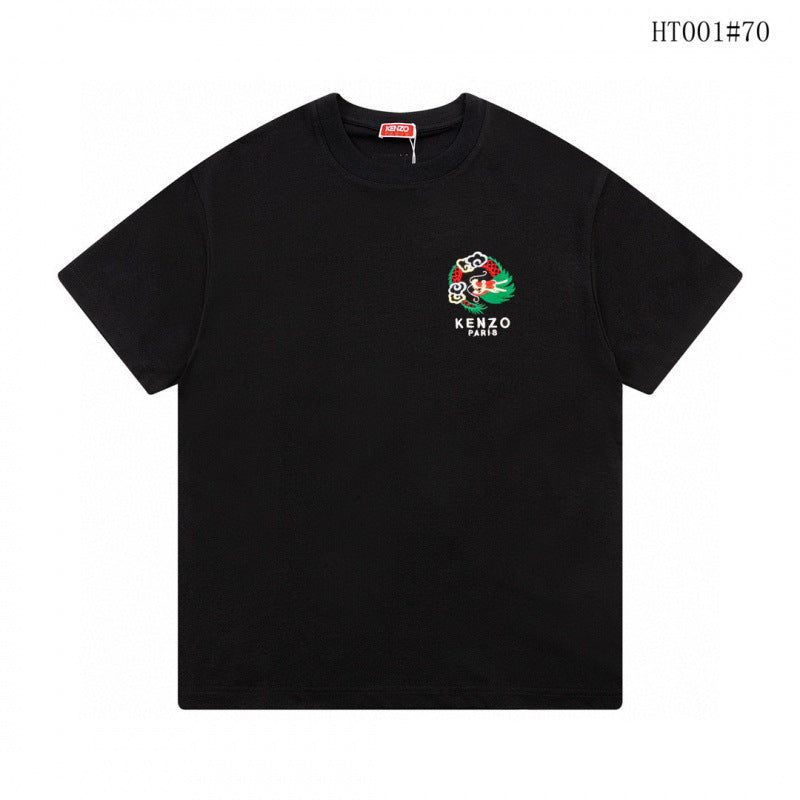 KENZO T Shirt Summer Tiger Head Casual