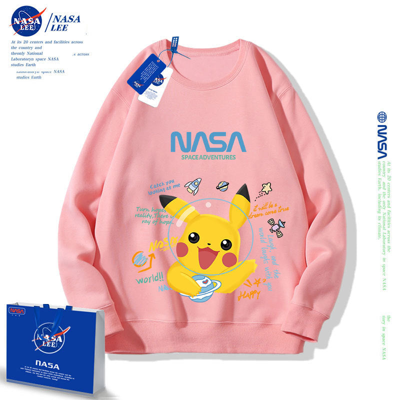 Nasa Children Hoodie Nasa Children'S Round Neck Sweater Spring And Autumn