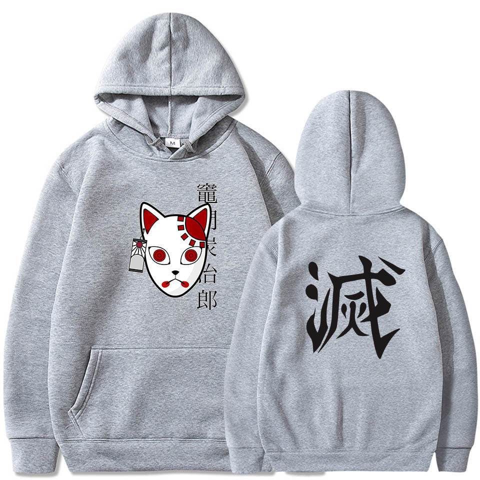Anime Hoddies Demon Slayer Pullover Women Tanjiro Kamado Costume Hoodie