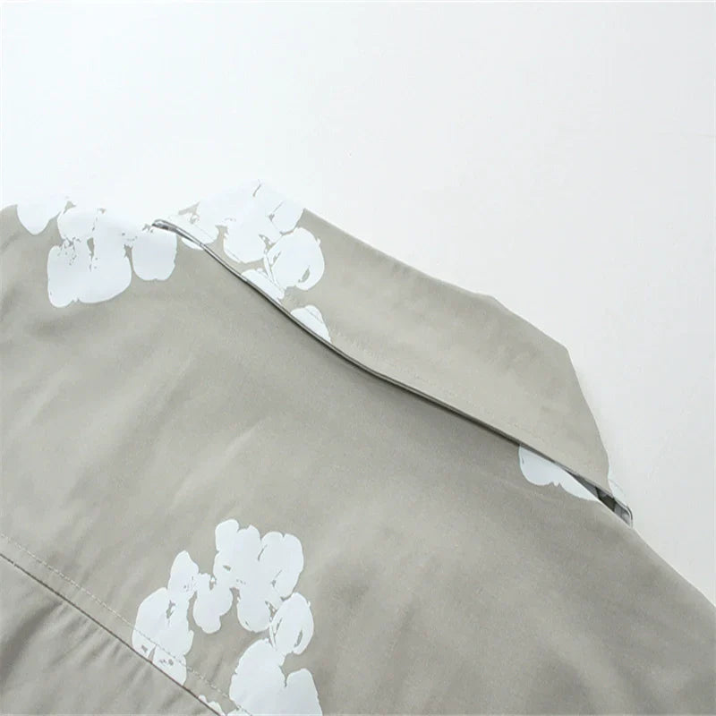 Denim Tears Outfit:T Shirt/Shorts (Separate Purchase Options) Shirt Loose Shorts Men and Women Casual Suit