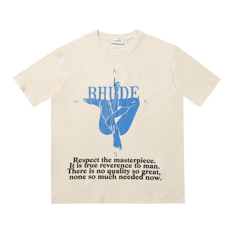 Rhude T Shirt Leopard Print Short Sleeve T-Shirt