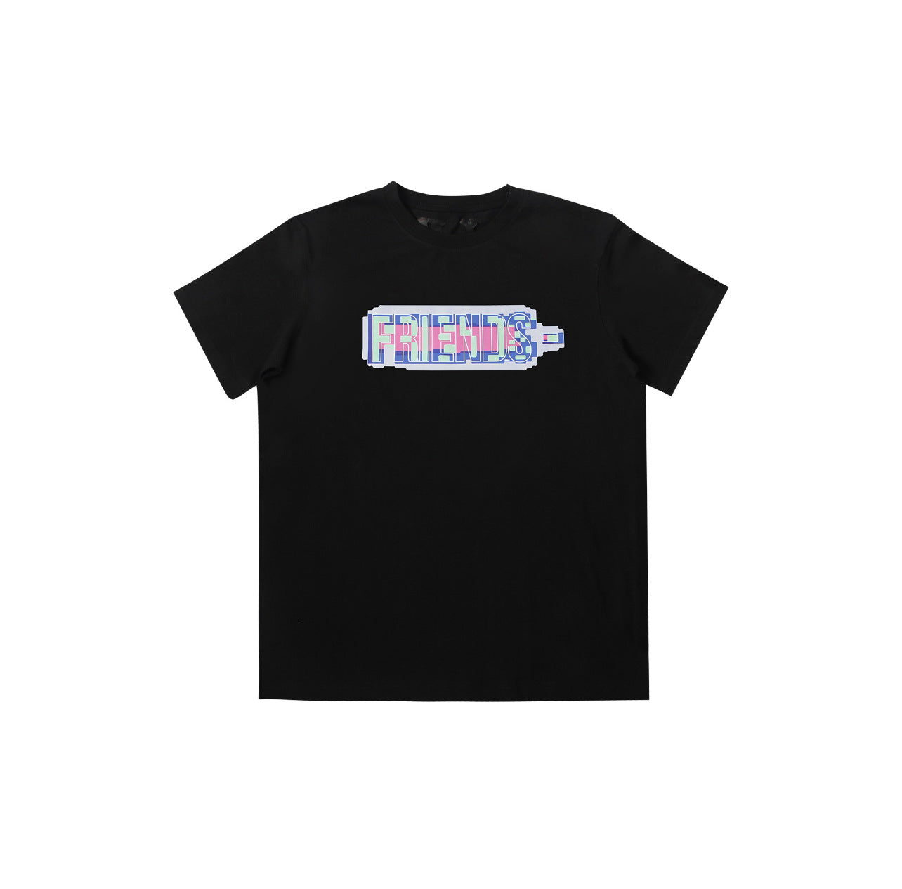 Vlone T Shirt Spring/Summer Print Crew Neck