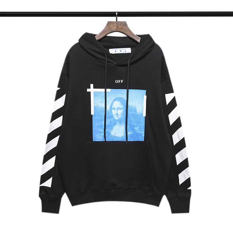 off White Hoodie Autumn and Winter Ow Printed Hoodie Bottoming Shirt