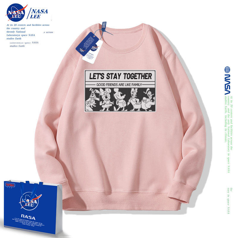 Nasa Children Hoodie Nasa Children'S Round Neck Sweater Spring And Autumn Loose