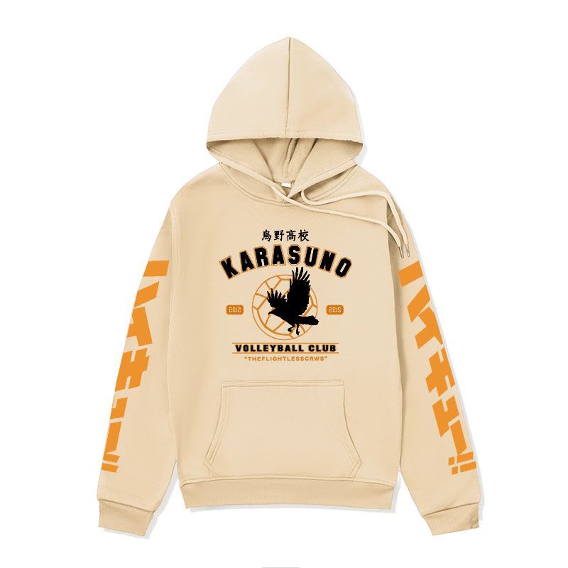 Anime Hoddies Volleyball Junior Series Sweater Spring and Autumn Street Fashion Hoodie Coat