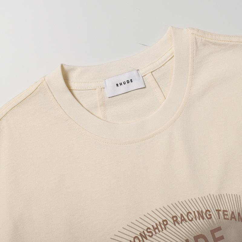 Rhude T Shirt Geometric Print Short Sleeve T-Shirt