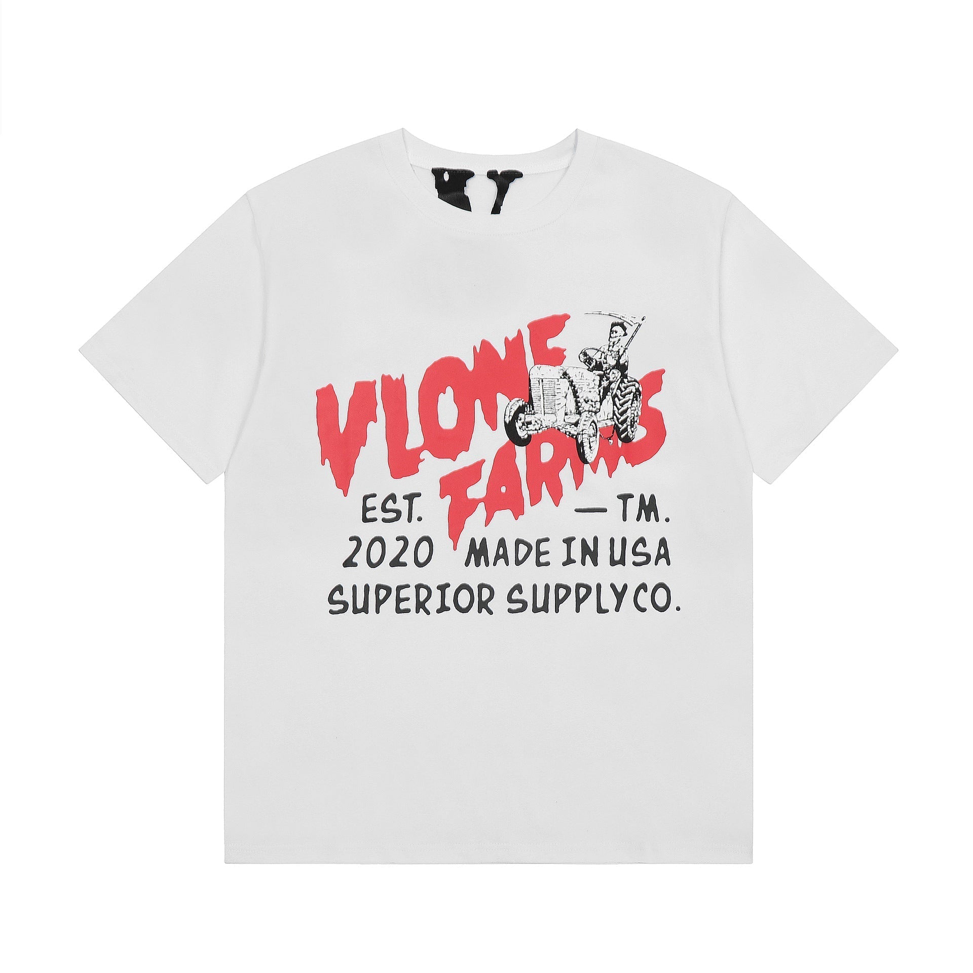 Vlone T Shirt Spring/Summer Letter Print