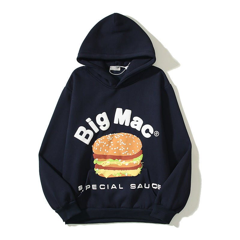 Kanye West Sunday Service Hoodie Kanye Big Mac Fleece-Lined Puff Print
