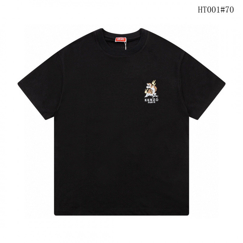 KENZO T Shirt Summer Tiger Head Casual