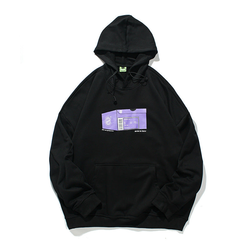 Men's Graphic Hoodies Men's Autumn Printing Hooded Long Sleeve Top Men's