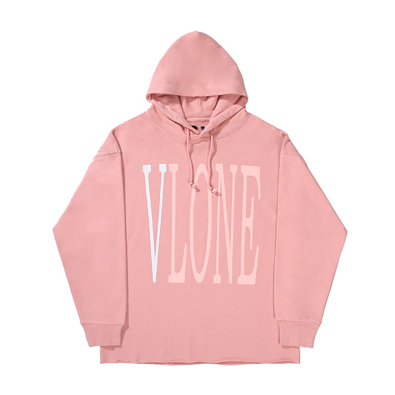 Vlone Hoodie Printed Hoodie Loose Pullover Hoodie For Men And Women