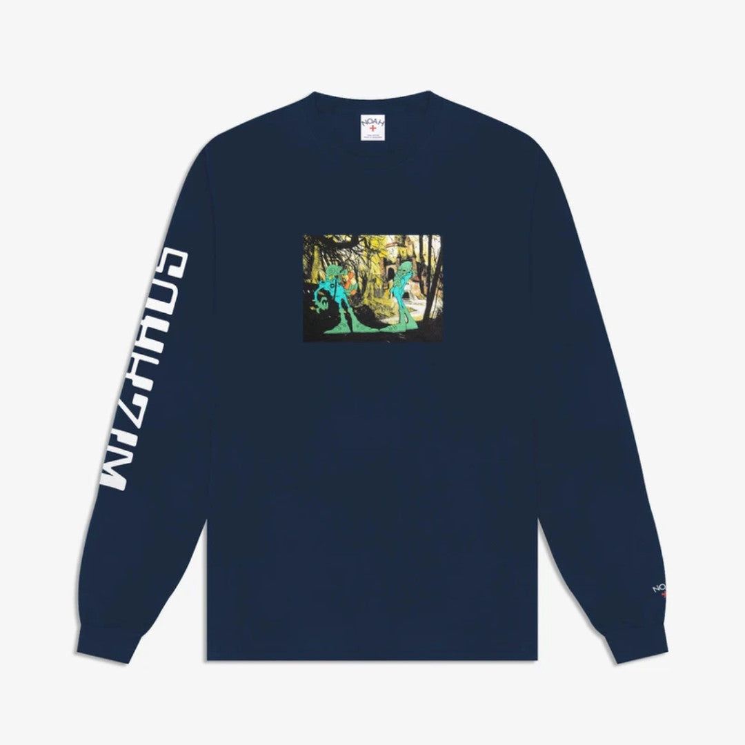 Noah Hoodie Noah X Wizards Max And Fritz Ls Tee Autumn Long Sleeve Letter Print