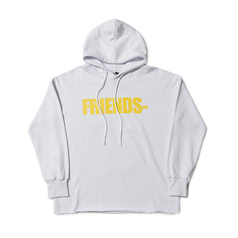 Vlone Hoodie Frien Sweater Hooded Coat Hoodie Men'S And Women'S Autumn And Winter Casual Large Size Sweater