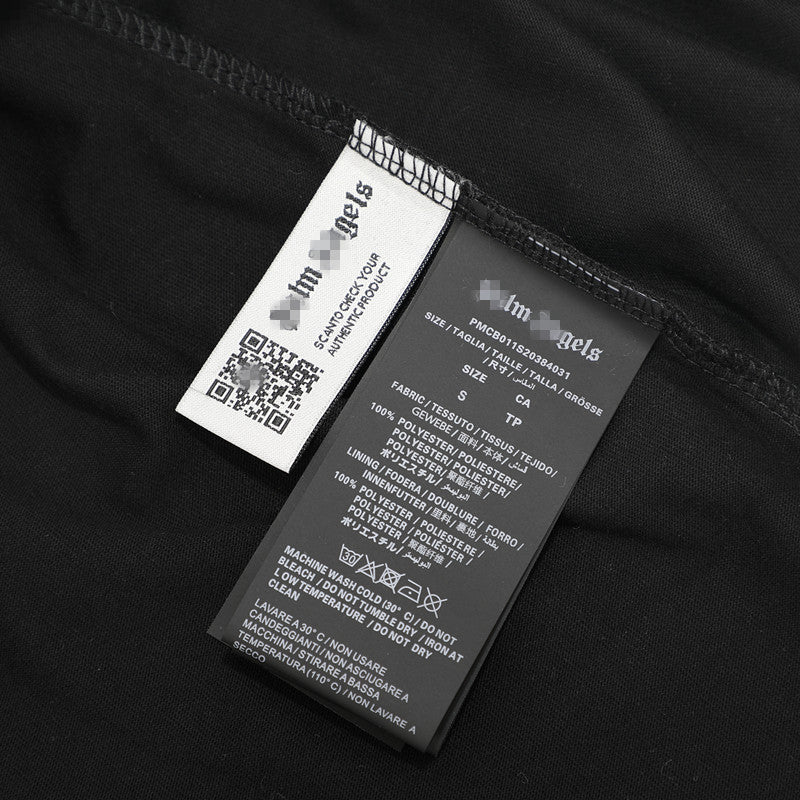 Palm Angels T Shirts Simple Letter Print Short Sleeve T-Shirt