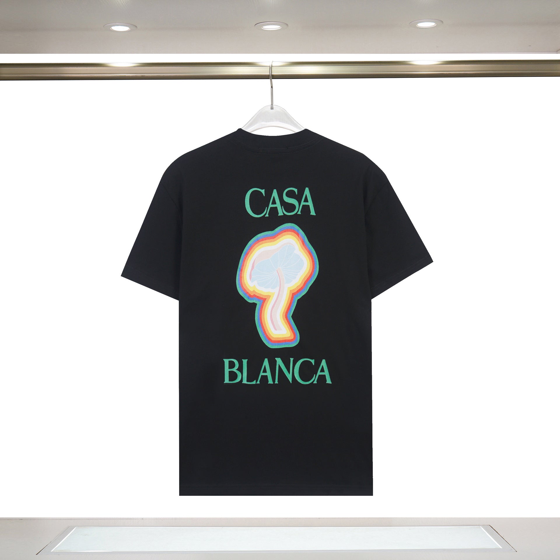 Casablanca T Shirts Autumn/Winter Painted Printed Short Sleeve T-Shirts