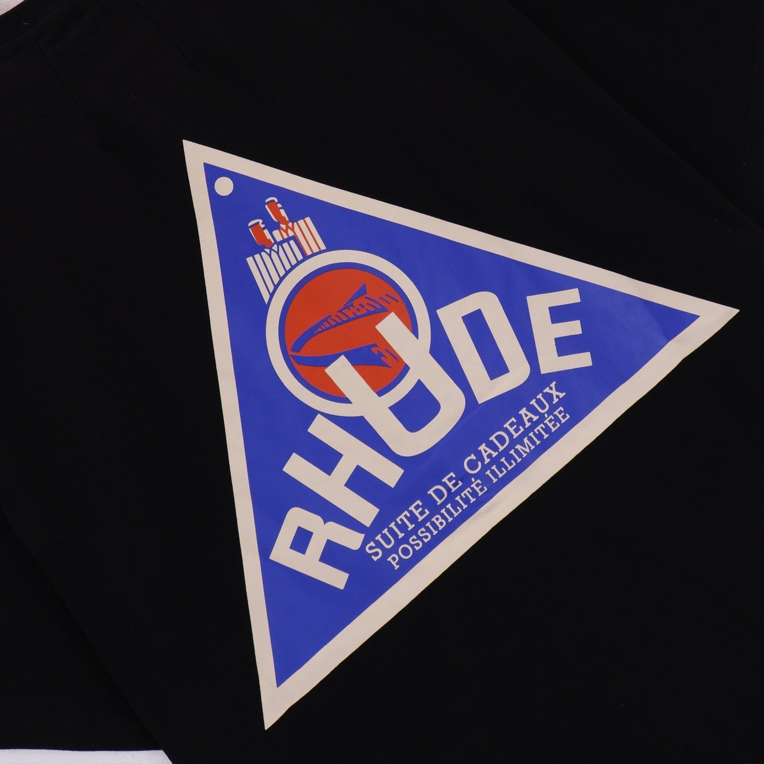 Rhude T Shirt Micro Label Alphabet Slogan Pattern Printed Short Sleeve T-Shirt