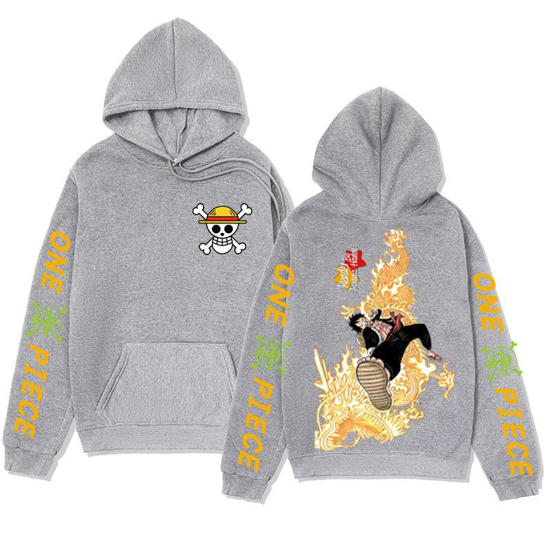 Anime Hoddies King of the Sea Sweater One Piece Anime Hoodie Catch Coat
