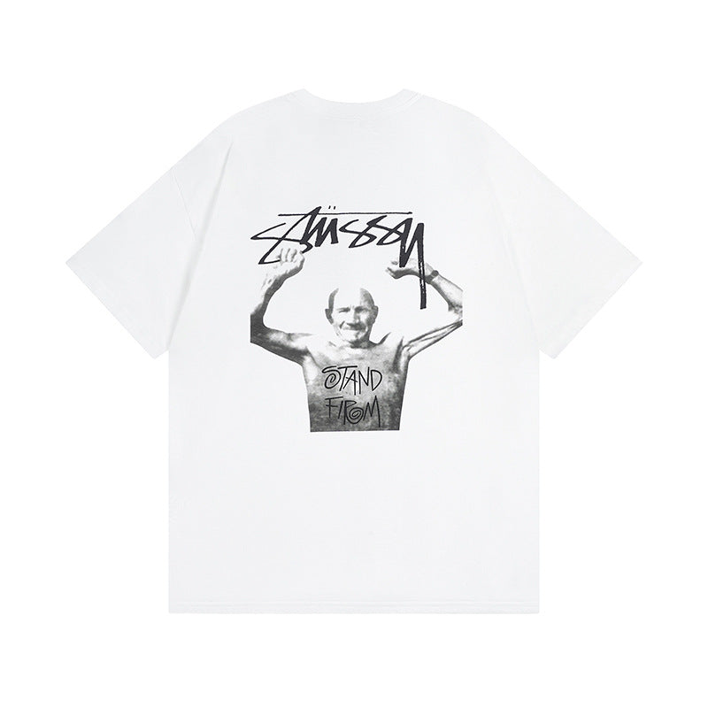 Stussy T Shirts Casual Loose Couple T Shirts