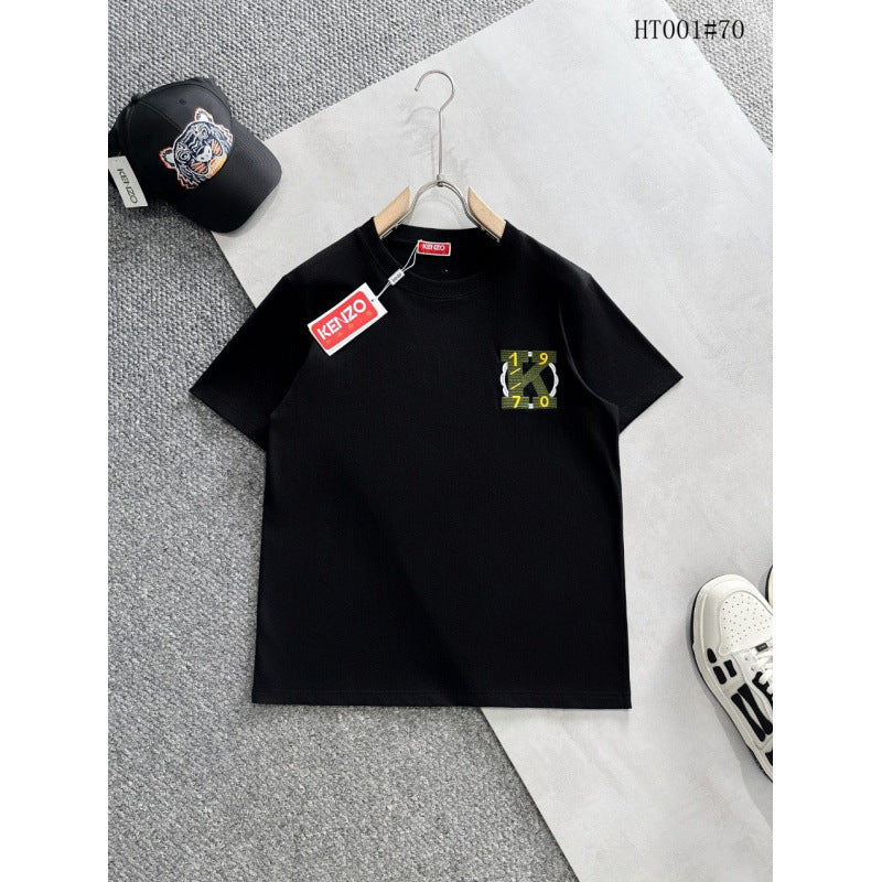 KENZO T Shirt Summer Tiger Head Casual