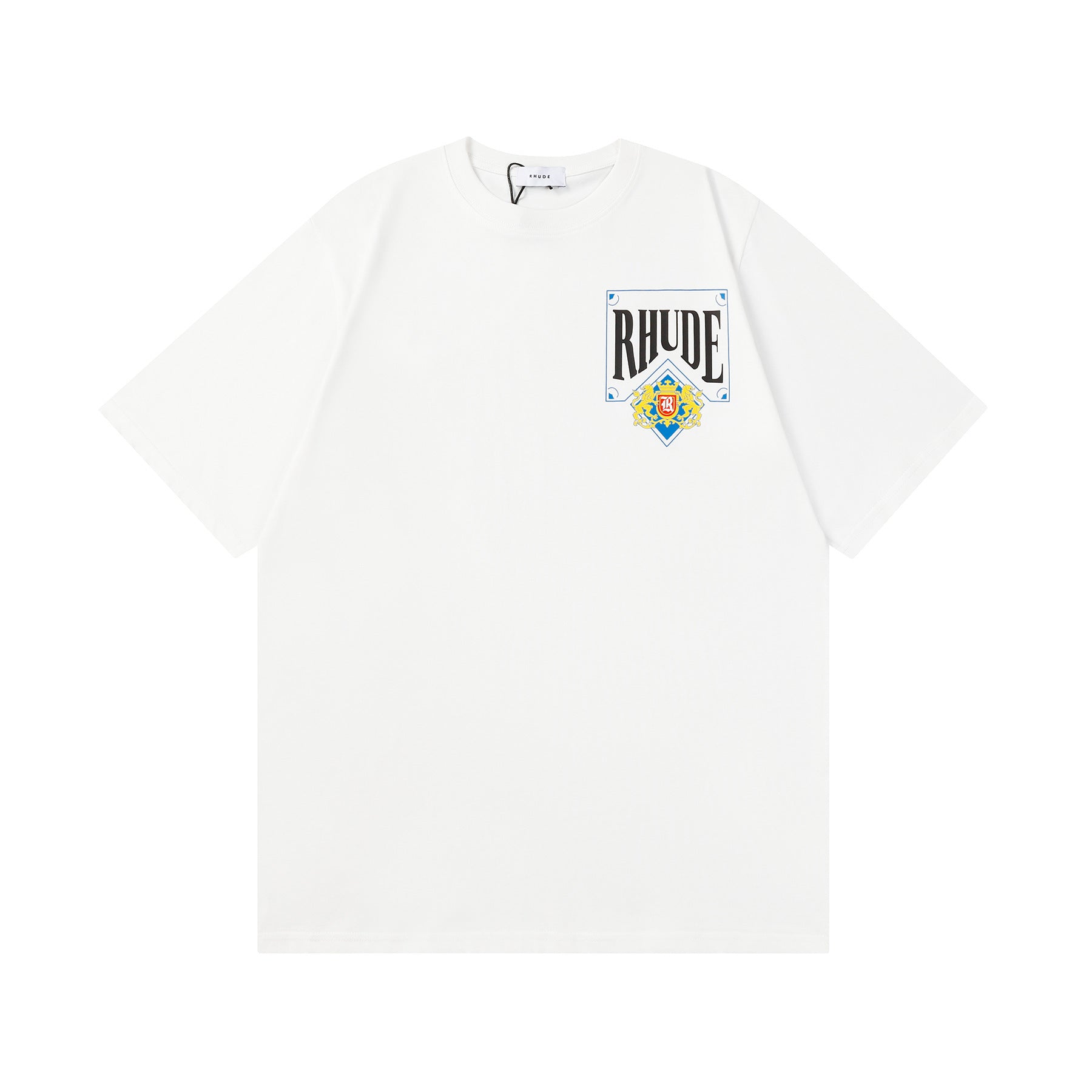 Rhude T Shirt Micro Standard Poker Printed Short Sleeve T-Shirt