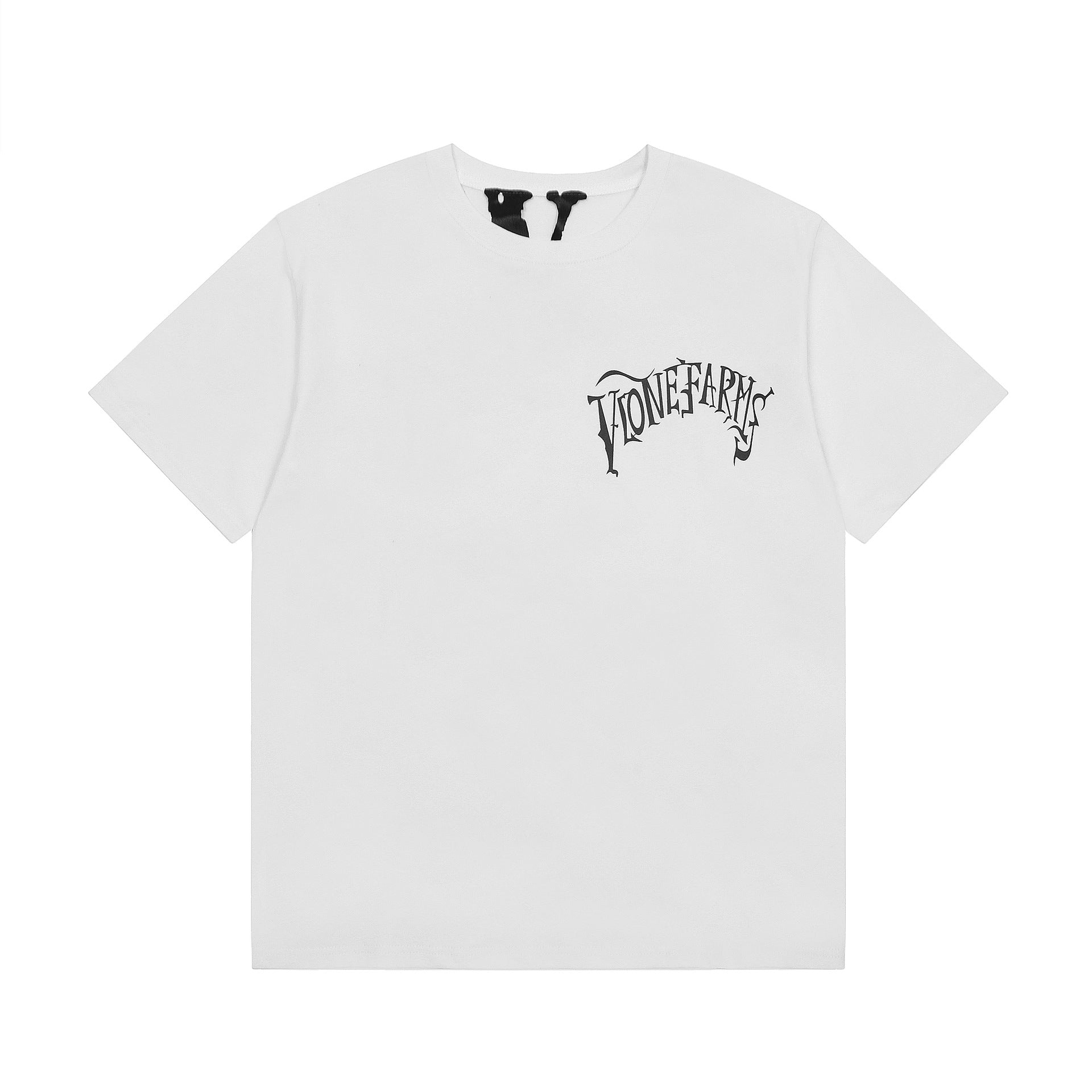 Vlone T Shirt Spring Summer Scarecrow Pattern Crew Neck