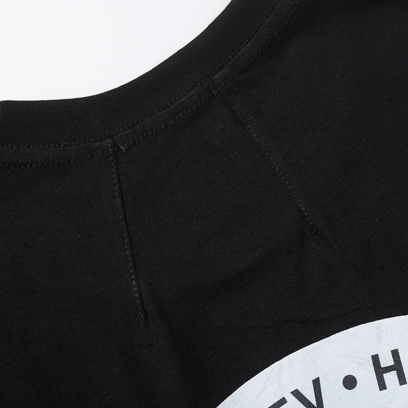 Rhude T Shirt Sunset Coconut Alphabet Print Short Sleeve T-Shirt