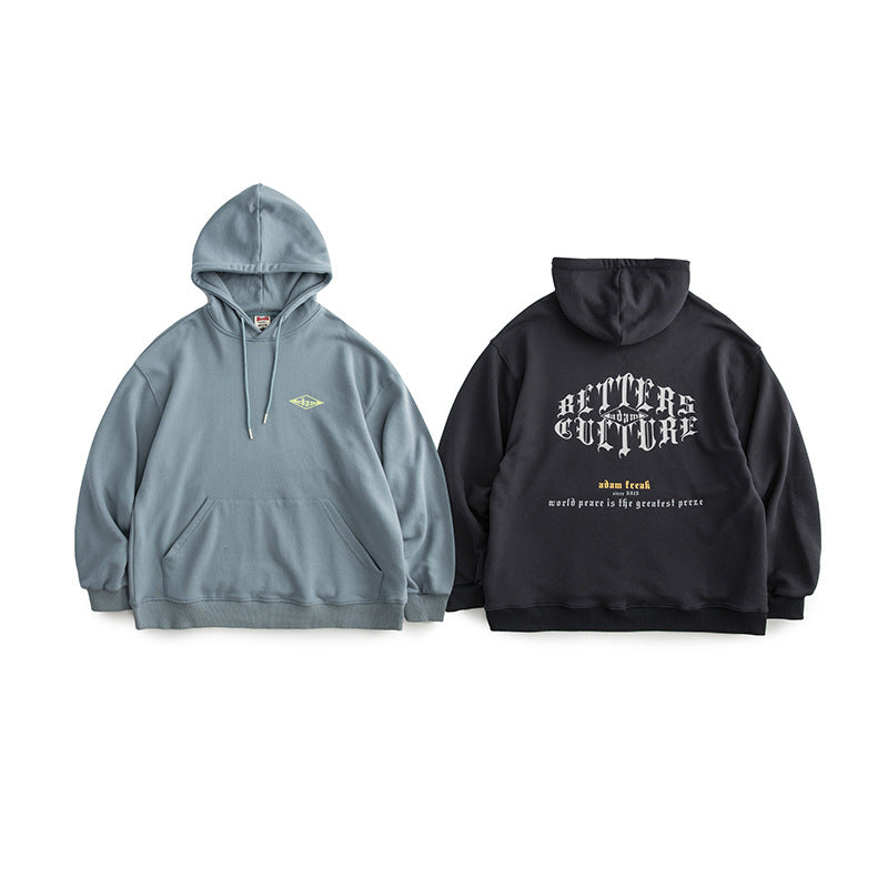 Men's Graphic Hoodies Men's Autumn Letter Hooded Sweater Men's Casual Pullover