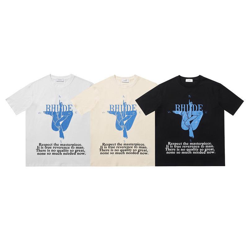 Rhude T Shirt Leopard Print Short Sleeve T-Shirt